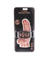 GET REAL - GODE EN SILICONE 18 CM AVEC BALLES PEAU