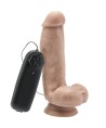 GET REAL - GODE 12 CM AVEC BILLES VIBRATEUR SKIN