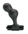 MR PLAY - PLUG ANAL VIBRATEUR EN SILICONE NOIR