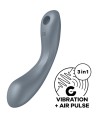 SATISFYER - CURVE TRINITY 1 AIR PULSE VIBRATION ROUGE