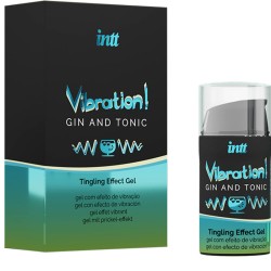 INTT - GEL VIBRATEUR LIQUIDE PUISSANT STIMULANT INTIME GIN TONIC 15ML