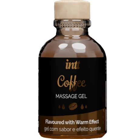 INTT MASSAGE ORAL SEX - GEL DE MASSAGE SAVEUR CAFÉ EFFET CHAUD