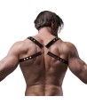 FETISH SUBMISSIVE ATTITUDE - HARNAIS DOS EN ÉCO-CUIR POUR HOMMES