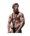 FETISH SUBMISSIVE ATTITUDE - HARNAIS EN CUIR ÉCOLOGIQUE EN FORME DE V POUR HOMMES
