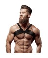 FETISH SUBMISSIVE ATTITUDE - HARNAIS DE POITRINE EN ÉCO-CUIR POUR HOMMES BRIGADE