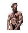 FETISH SUBMISSIVE ATTITUDE - HARNAIS JOCK STRAP EN CUIR ÉCOLOGIQUE POUR HOMMES