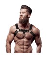 FETISH SUBMISSIVE ATTITUDE - HARNAIS DE POITRINE EN ÉCO-CUIR POUR HOMMES