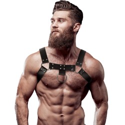 FETISH SUBMISSIVE ATTITUDE - HARNAIS DE POITRINE EN ÉCO-CUIR POUR HOMMES
