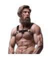 FETISH SUBMISSIVE ATTITUDE - HARNAIS DE POITRINE EN ÉCO-CUIR POUR HOMMES