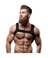 FETISH SUBMISSIVE ATTITUDE - HARNAIS DE POITRINE EN NÉOPRÈNE POUR HOMMES TAILLE M