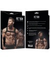 FETISH SUBMISSIVE ATTITUDE - HARNAIS DE POITRINE EN NÉOPRÈNE POUR HOMMES TAILLE M