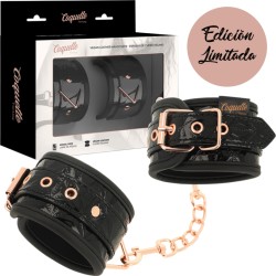 COQUETTE CHIC DESIRE - MENOTTES ÉDITION NOIRE AVEC DOUBLURE EN NÉOPRÈNE