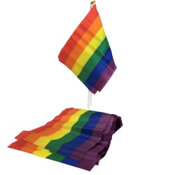 FIERTÉ - DRAPEAU LGBT PETIT DRAPEAU BANNIÈRE