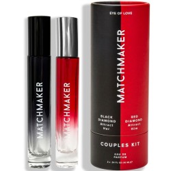 EYE OF LOVE - MATCHMAKER PHEROMONE 2PC SET COUPLES KIT ATTIRE HER HIM 20 ML