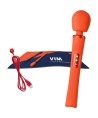 FUN FACTORY - VIM BAGUETTE RUMBLE VIBRANTE RECHARGEABLE EN SILICONE BLEU MINUIT