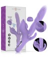 INTENSE - BILLIE VIBRATEUR MULTIFONCTION RECHARGEABLE ONDES STIMULANTES AVEC BOUTON POUSSOIR VIOLET