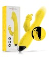 INTENSE - VIBRATEUR MULTIFONCTION TOKY UP DOWN AVEC STIMULATEUR CLITORAL JAUNE