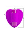 PRETTY LOVE - MASSEUR DE CLITORIS HEARTBEAT 10 MODES DE VIBRATION VIOLET