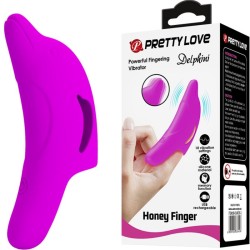 PRETTY LOVE - DELPHINI PUISSANT STIMULATEUR DE DOIGTS VIOLET