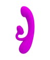 PRETTY LOVE - VIBRATEUR SINCÈRE ET ONDES STIMULANTES CLITORIDIENNES SILICONE VIOLET