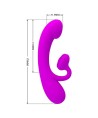 PRETTY LOVE - VIBRATEUR ET SUCCION CLITORISÉ EN SILICONE SINCÈRE VIOLET