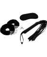 INTENSE - FETISH PLAYSET ÉROTIQUE 1 AVEC MENOTTES, MASQUE AVEUGLE ET FLOGGER