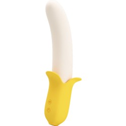 PRETTY LOVE - BANANA GEEK SUPER POWER 7 RÉGLAGES DE VIBRATION UPDOWN SILICONE NOIR