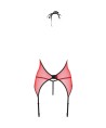 PASSION - PEONIA CORSET EROTIC LINE ROJO S/M
