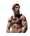 FETISH SUBMISSIVE ATTITUDE - HARNAIS DE POITRINE EN ÉCO-CUIR POUR HOMMES AVEC CLOUS