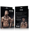 FETISH SUBMISSIVE ATTITUDE - HARNAIS DE POITRINE EN ÉCO-CUIR POUR HOMMES AVEC CLOUS