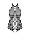 PASSION - BS094 BODYSTOCKING NEGRO TALLA UNICA