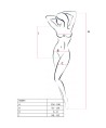 PASSION - BS094 BODYSTOCKING NEGRO TALLA UNICA