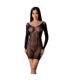 PASSION - BS101 BODYSTOCKING NEGRO TALLA UNICA