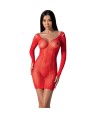 PASSION - BS101 BODYSTOCKING NEGRO TALLA UNICA