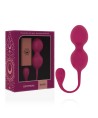 RITHUAL - BALLES DE KEGEL VIBRANTES RECHARGEABLES NISHA ORCHIDÉE