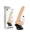 BASECOCK - VIBRADOR REALÍSTICO CONTROL REMOTO NATURAL 19 CM -O- 4 CM