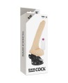 BASECOCK - VIBRADOR REALÍSTICO CONTROL REMOTO NATURAL 19 CM -O- 4 CM