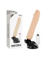 BASECOCK - VIBRADOR REALÍSTICO CONTROL REMOTO NATURAL 20 CM -O- 4 CM