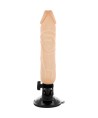 BASECOCK - VIBRADOR REALÍSTICO CONTROL REMOTO NATURAL 20 CM -O- 4 CM