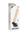 BASECOCK - VIBRADOR REALÍSTICO CONTROL REMOTO NATURAL 20 CM -O- 4 CM