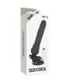 BASECOCK - VIBRADOR REALÍSTICO CONTROL REMOTO NATURAL 19.5 CM -O- 4 CM