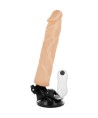 BASECOCK - VIBRADOR REALÍSTICO CONTROL REMOTO NATURAL 21 CM -O- 4 CM