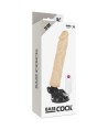 BASECOCK - VIBRADOR REALÍSTICO CONTROL REMOTO NATURAL 21 CM -O- 4 CM