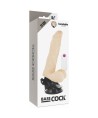BASECOCK - VIBRADOR REALÍSTICO ARTICULABLE CONTROL REMOTO NATURAL 21 CM -O- 5 CM