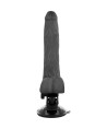 BASECOCK - VIBRADOR REALÍSTICO ARTICULABLE CONTROL REMOTO NATURAL 18.5 CM -O- 4 CM