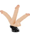 BASECOCK - VIBRADOR REALÍSTICO ARTICULABLE CONTROL REMOTO NATURAL 20 CM -O- 4.5 CM