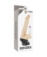 BASECOCK - VIBRADOR REALÍSTICO ARTICULABLE CONTROL REMOTO NATURAL 20 CM -O- 4.5 CM