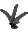 BASECOCK - VIBRADOR REALÍSTICO ARTICULABLE CONTROL REMOTO NATURAL 20 CM -O- 4.5 CM