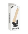 BASECOCK - VIBRADOR REALÍSTICO CONTROL REMOTO NATURAL 19.5 CM -O- 4 CM