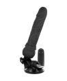BASECOCK - VIBRADOR REALÍSTICO CONTROL REMOTO NATURAL 19.5 CM -O- 4 CM
